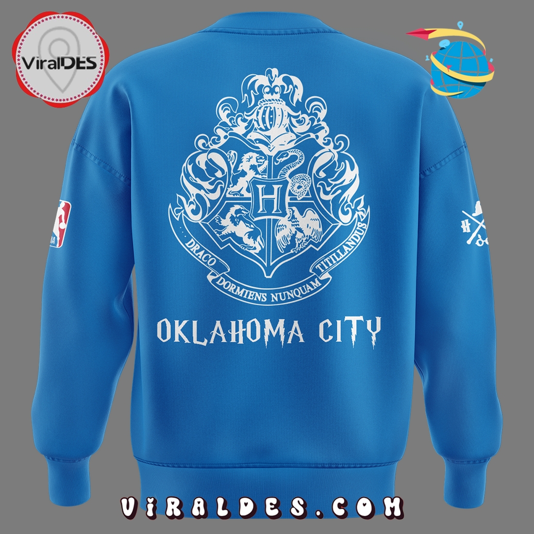OKC Thunder x Harry Potter Night 2025 Blue Hoodie OKC Thunder x Harry Potter Night 2025 Blue Hoodie