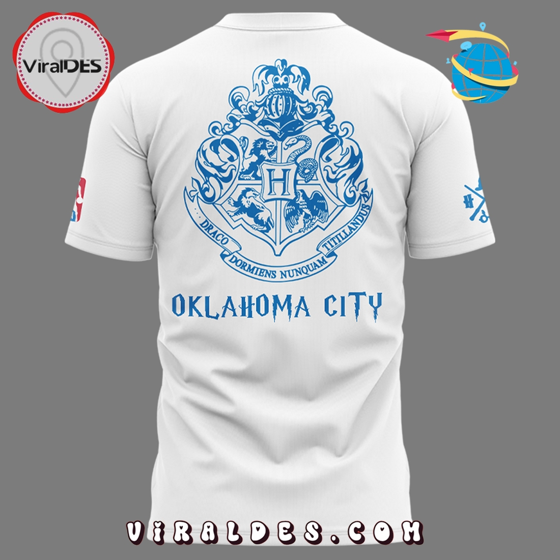 OKC Thunder x Harry Potter Night 2025 White Hoodie OKC Thunder x Harry Potter Night 2025 White Hoodie