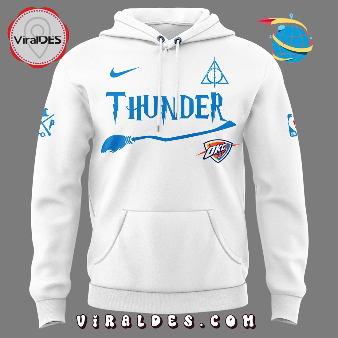 OKC Thunder x Harry Potter Night White Hoodie, Long Pants OKC Thunder x Harry Potter Night White Hoodie, Long Pants