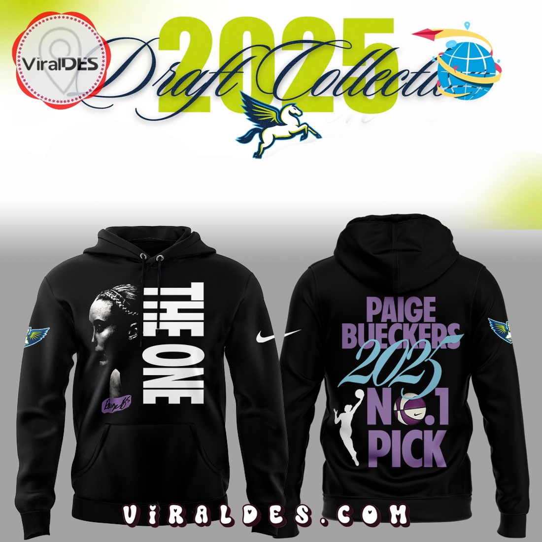 Paige Bueckers WNBA Draft Limited Edition Hoodie Paige Bueckers WNBA Draft Limited Edition Hoodie