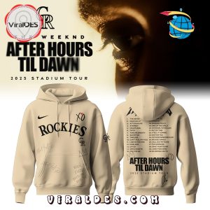 Colorado Rockies x The Weeknd After Hours Til Dawn 2025 Hoodie