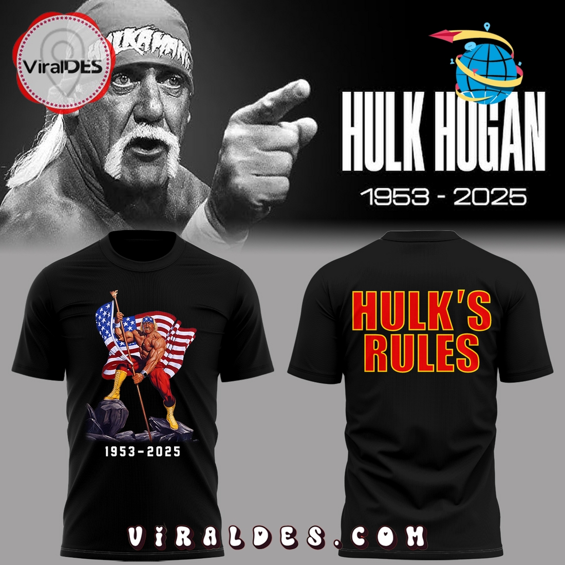 R.I.P Hulk Hogan Limited Edition Hoodie R.I.P Hulk Hogan Limited Edition Hoodie