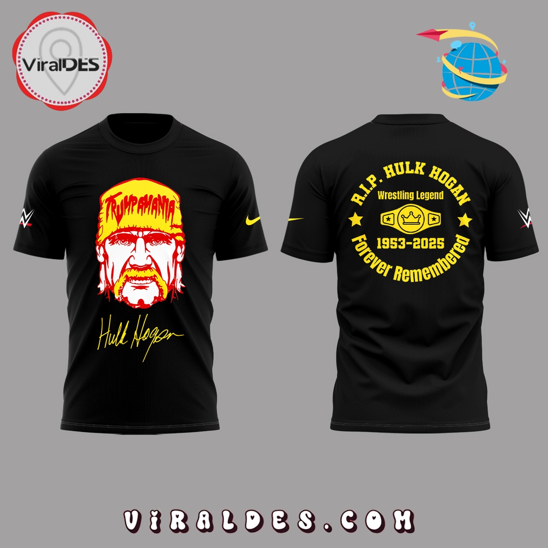 RIP Hulk Hogan Forever Remembered Black Hoodie RIP Hulk Hogan Forever Remembered Black Hoodie