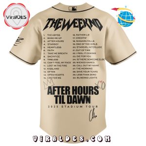 Baltimore Orioles x The Weeknd After Hours Til Dawn Baseball Jersey
