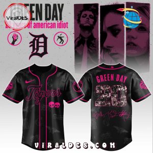 Detroit Tigers MLB x Green Day 20th Anniversary Baseball Jersey