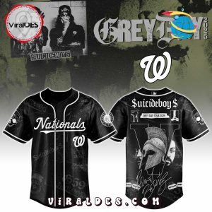 Washington Nationals MLB x Suicideboys G59 Baseball Jersey