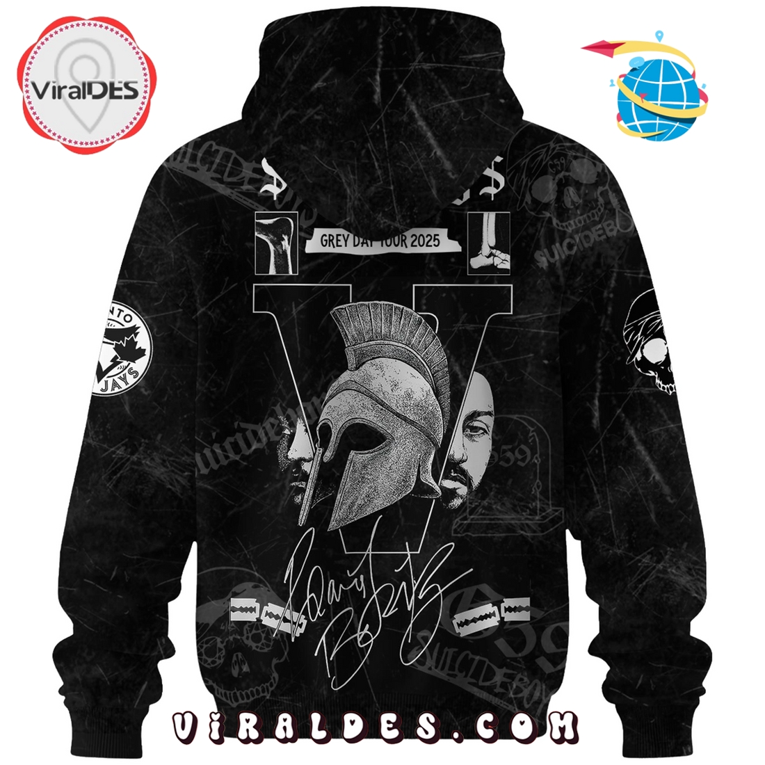 Toronto Blue Jays MLB x Suicideboys G59 Hoodie, Long Pants Toronto Blue Jays MLB x Suicideboys G59 Hoodie, Long Pants