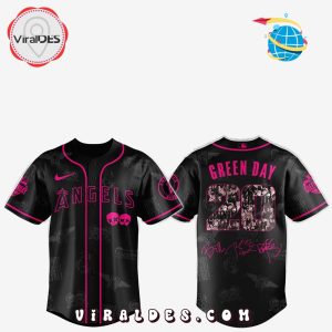 Los Angeles Angels MLB x Green Day 20th Anniversary Baseball Jersey