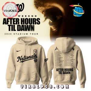 Washington Nationals x The Weeknd After Hours Til Dawn 2025 Hoodie