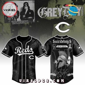 Cincinnati Reds MLB x Suicideboys G59 Baseball Jersey