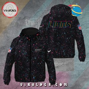 Detroit Lions Crucial Catch 2025 Windbreaker Jacket