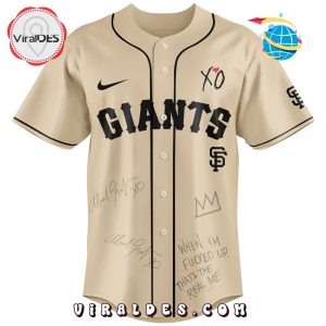 San Francisco Giants x The Weeknd After Hours Til Dawn Baseball Jersey