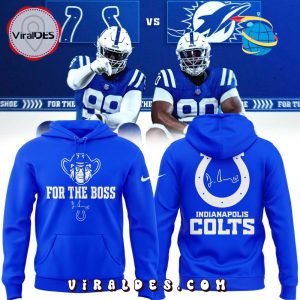 Indianapolis Colts For the Boss Blue Hoodie, Cap Indianapolis Colts For the Boss Blue Hoodie, Cap