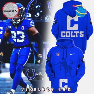 Men’s Indianapolis Colts Blue Nike Raglan Hoodie
