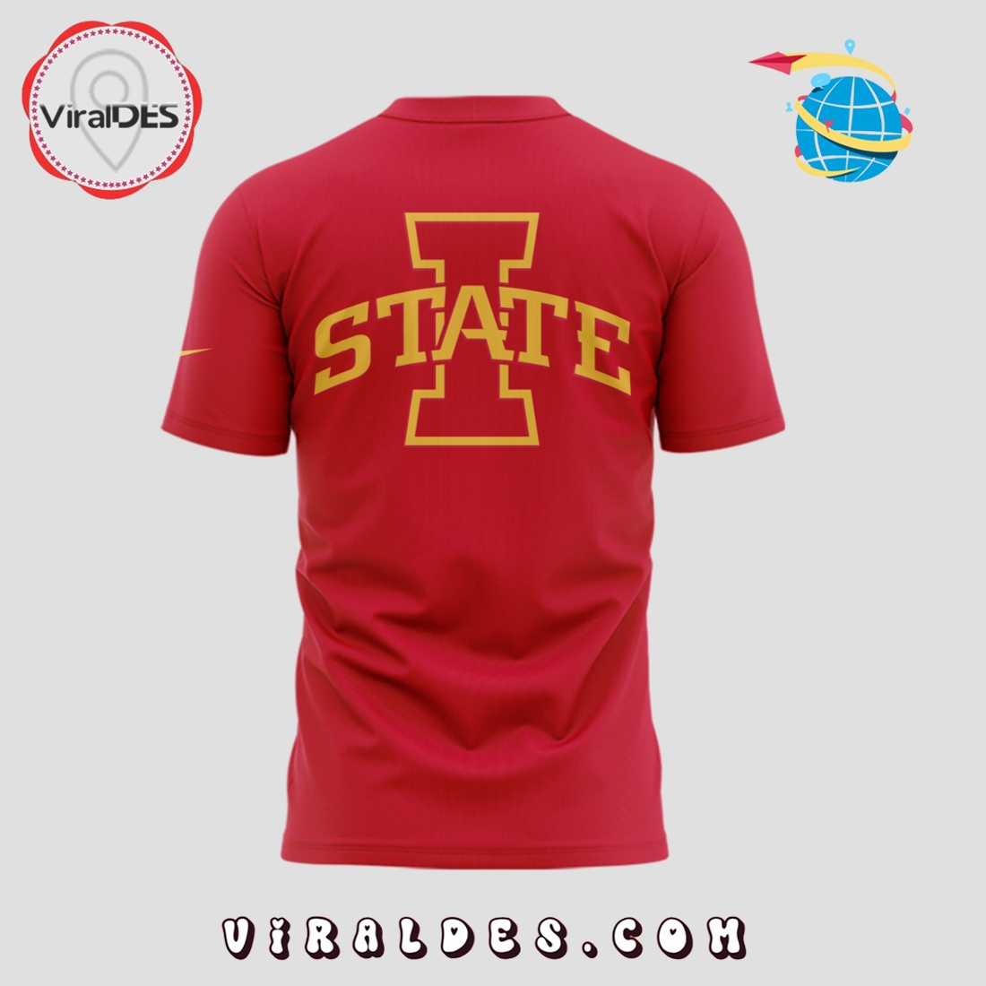 2025 Iowa State Cyclones Football Red Hoodie 2025 Iowa State Cyclones Football Red Hoodie