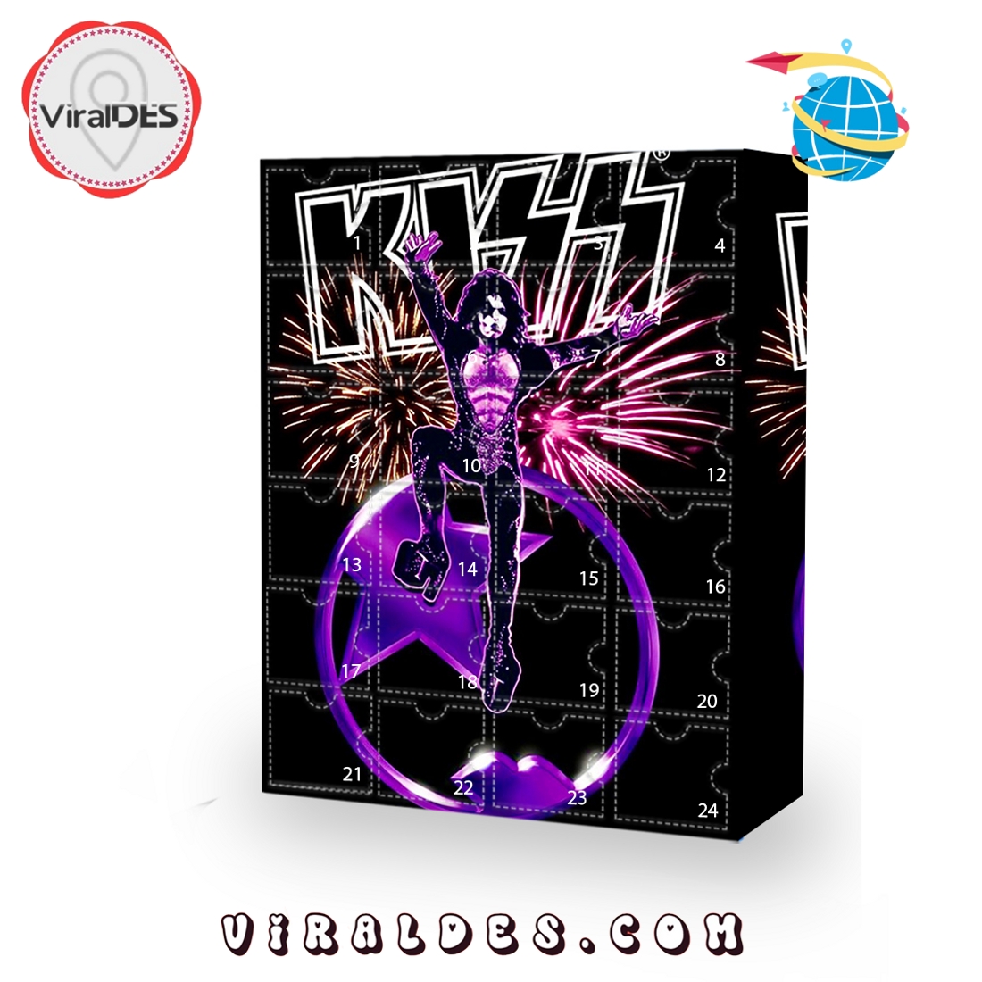2025 KISS BAND Advent Calendar, 24 Gifts Are In It 2025 KISS BAND Advent Calendar, 24 Gifts Are In It