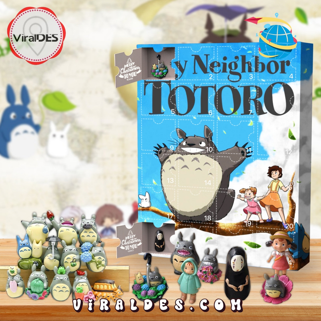 2025 My Neighbor Totoro Advent Calendar, 24 Gifts Are In It 2025 My Neighbor Totoro Advent Calendar, 24 Gifts Are In It