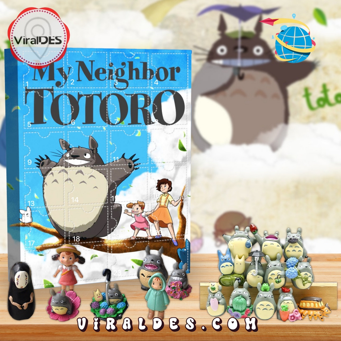 2025 My Neighbor Totoro Advent Calendar, 24 Gifts Are In It 2025 My Neighbor Totoro Advent Calendar, 24 Gifts Are In It