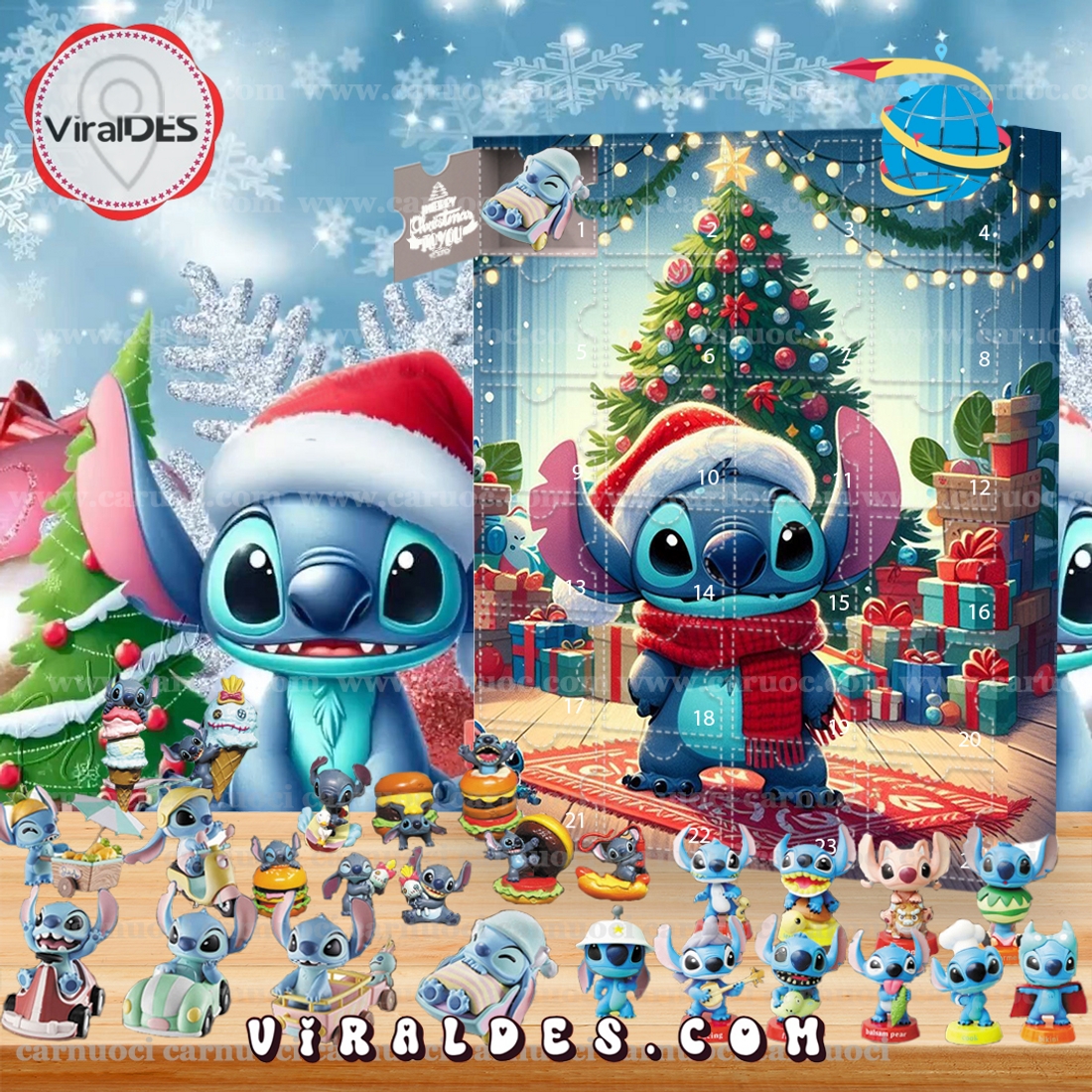 2025 Stitch Advent Calendar, The One With 24 Little Doors 2025 Stitch Advent Calendar, The One With 24 Little Doors