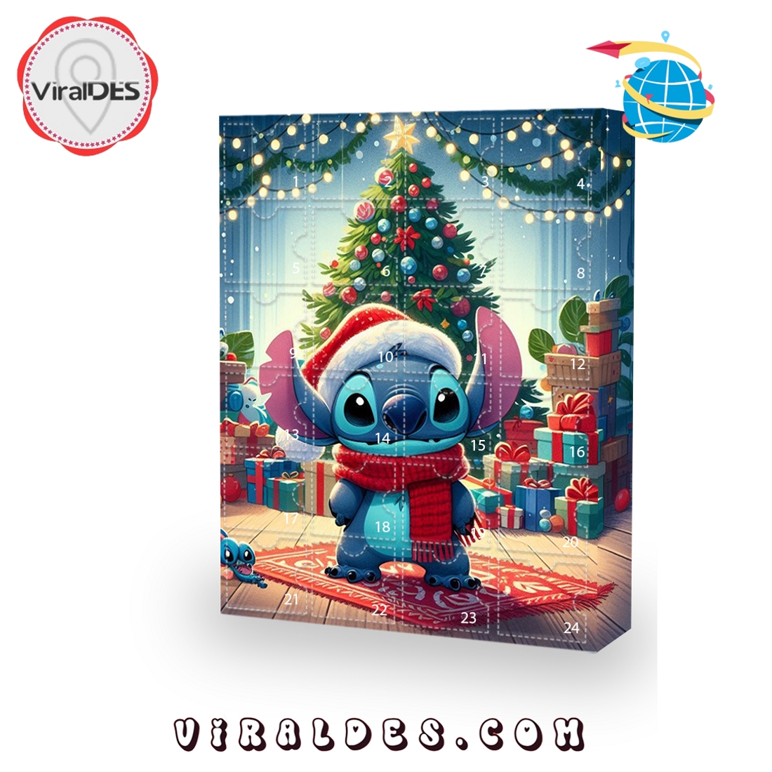 2025 Stitch Advent Calendar, The One With 24 Little Doors 2025 Stitch Advent Calendar, The One With 24 Little Doors