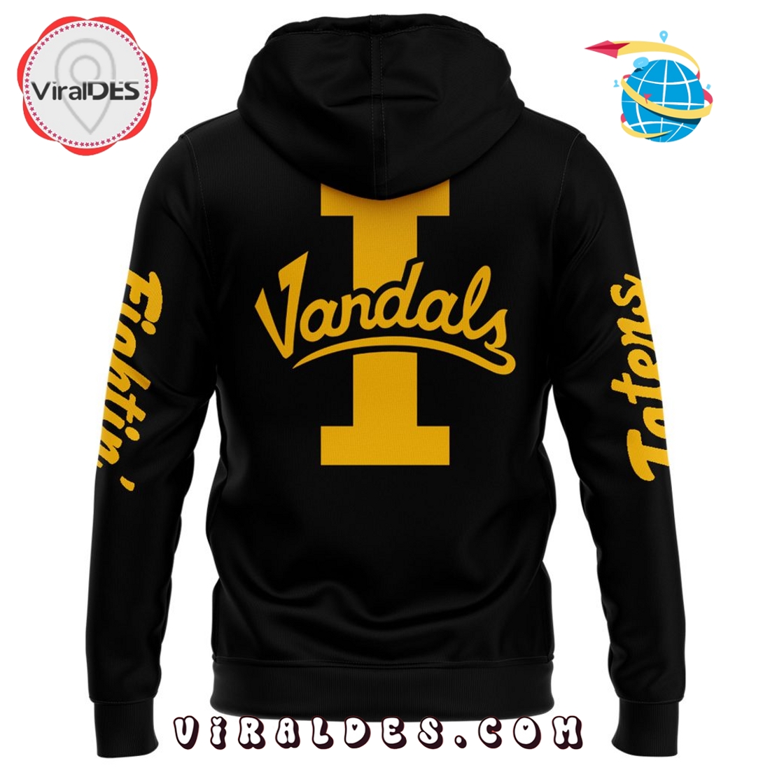 2025 Vandal Football Black Hoodie, Long Pant 2025 Vandal Football Black Hoodie, Long Pant