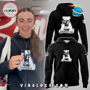 Alabama Crimson Tide ACT Softball Black Hoodie