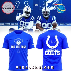 Indianapolis Colts For the Boss Blue Hoodie 2025