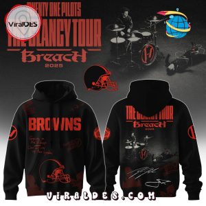 Cleveland Browns x Twenty One Pilots Signatures Hoodie, Long Pant