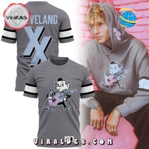 MGK x Cleveland Browns Brownie Rock Gray Hoodie