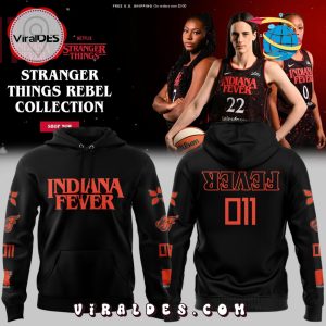 2025 Indiana Fever Stranger Things Rebel Swingman Hoodie