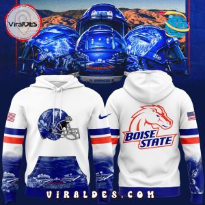 Boise State Broncos Art Edition White Edition Hoodie