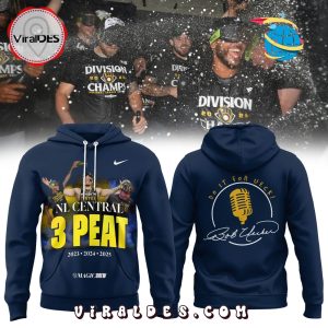 Milwaukee Brewers NL Central 3-Peat Hoodie