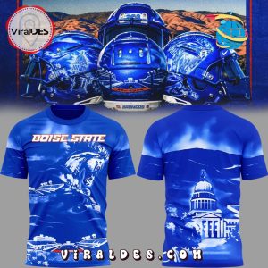 The Blue Boise State Broncos Football Hoodie