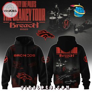 Denver Broncos x Twenty One Pilots Signatures Hoodie, Long Pant