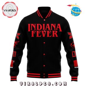Men’s Indiana Fever Stranger Things Baseball Jacket
