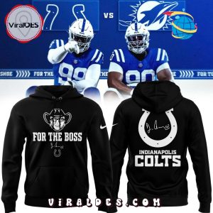 Indianapolis Colts For the Boss Black Hoodie 2025