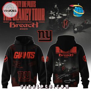 New York Giants x Twenty One Pilots Signatures Hoodie, Long Pant