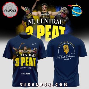 Milwaukee Brewers NL Central 3-Peat Hoodie