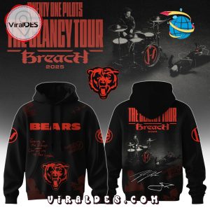 Chicago Bears x Twenty One Pilots Signatures Hoodie, Long Pant
