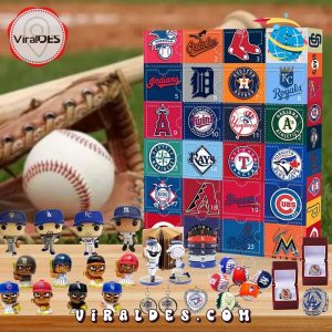 MLB 2025 Advent Calendar, 24 Gifts Are In It