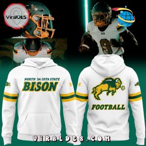 NDSU Football White Hoodie 2025