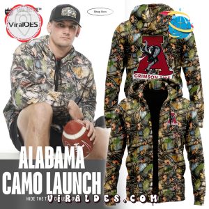 Alabama Crimson Tide Camo Limited Edition 2025 Hoodie
