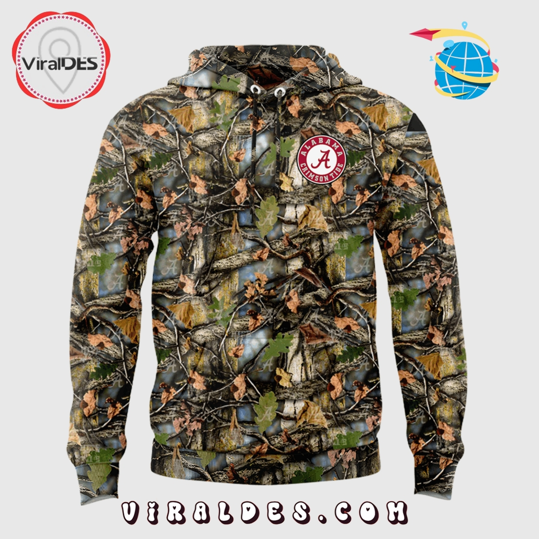 Alabama Crimson Tide Camo 2025 Hoodie Alabama Crimson Tide Camo 2025 Hoodie