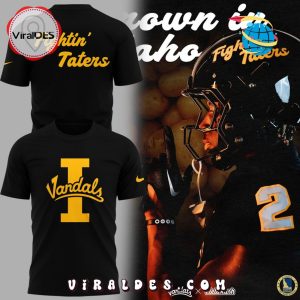 Vandal Football Fightin’ Taters Black Hoodie 2025