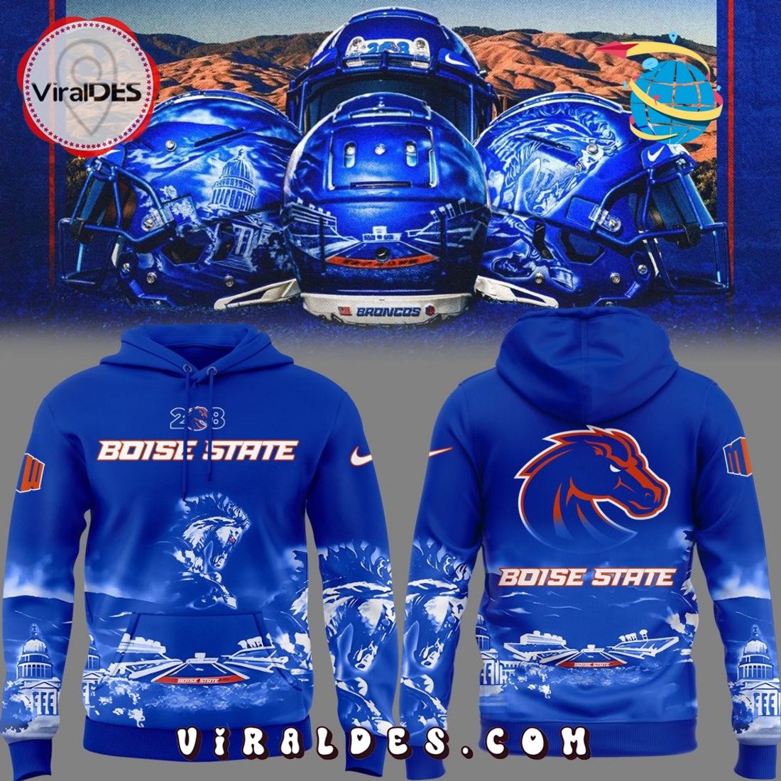 Boise State Broncos Football Limited Edition Hoodie Boise State Broncos Football Limited Edition Hoodie