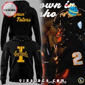 Vandal Football Fightin’ Taters Black Hoodie 2025
