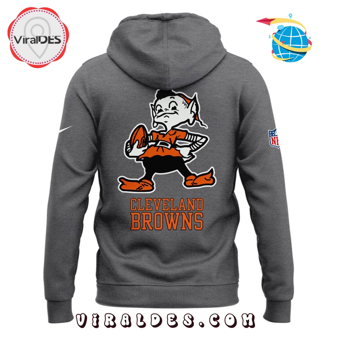 Cleveland Browns Sideline Team Hoodie 2025 Cleveland Browns Sideline Team Hoodie 2025