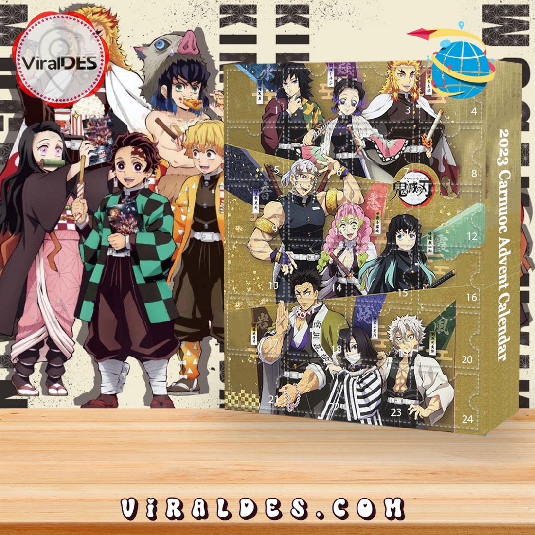 Demon Slayer 2025 Advent Calendar, Anime Fan Gifts Demon Slayer 2025 Advent Calendar, Anime Fan Gifts