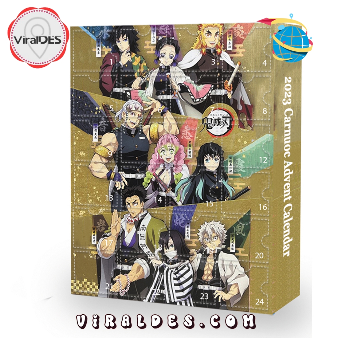 Demon Slayer 2025 Advent Calendar, Anime Fan Gifts Demon Slayer 2025 Advent Calendar, Anime Fan Gifts