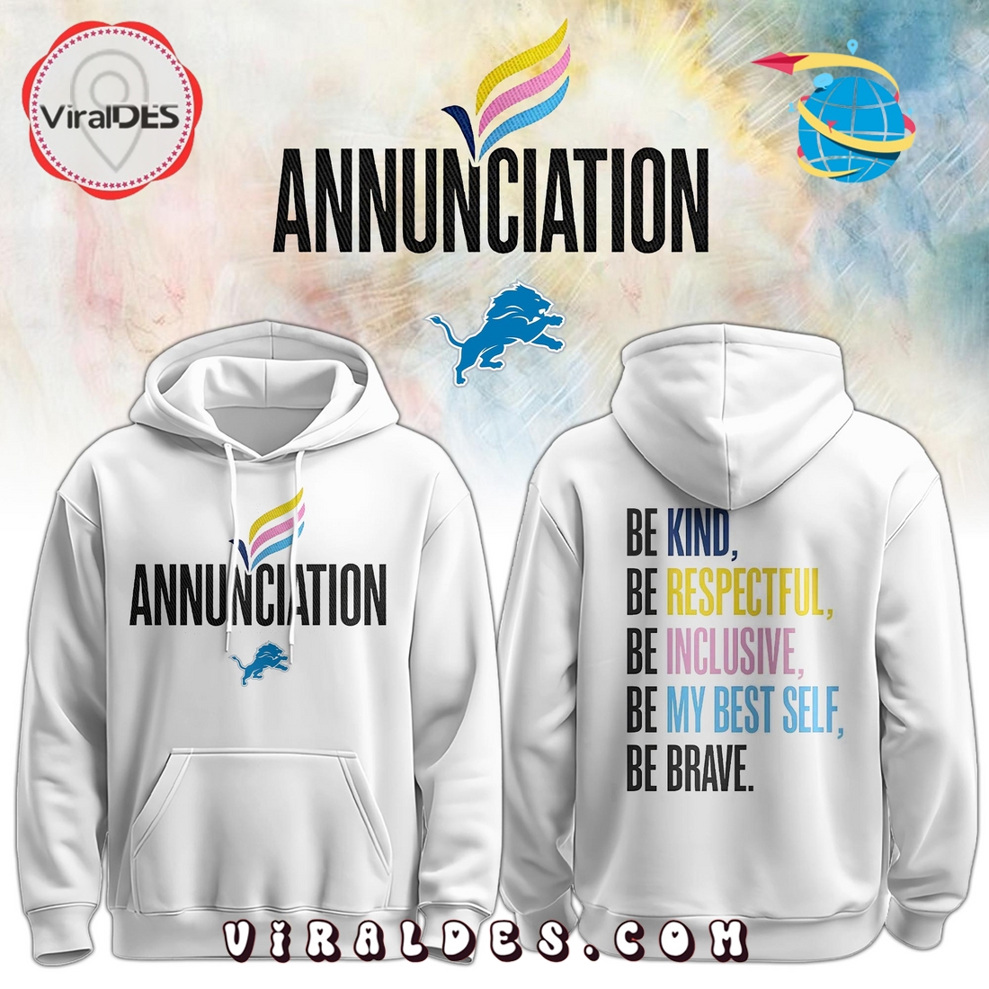 Detroit Lions NFL Annunciation Hoodie And Pant Detroit Lions NFL Annunciation Hoodie And Pant